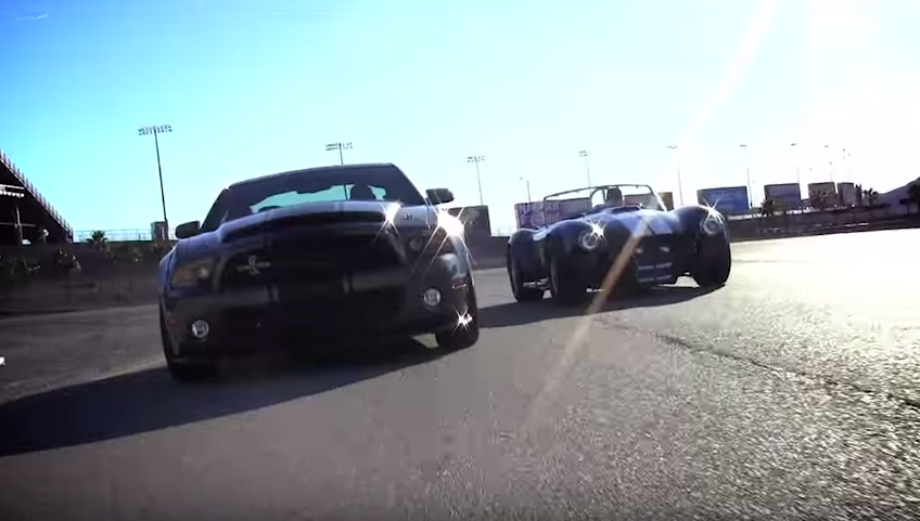 New-school Super Snake takes on old-school Shelby Cobra