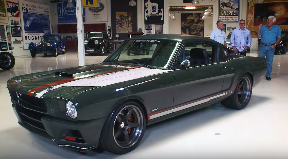 Ringbrothers 1965 Mustang “Espionage” drives into Jay Leno’s Garage