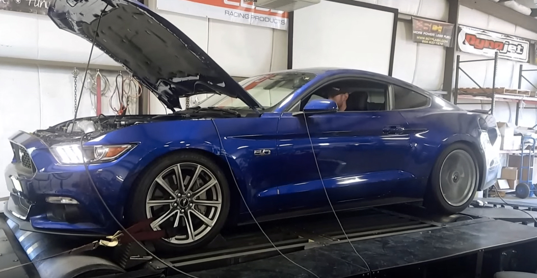 Record-setting Mustang gets on the dyno