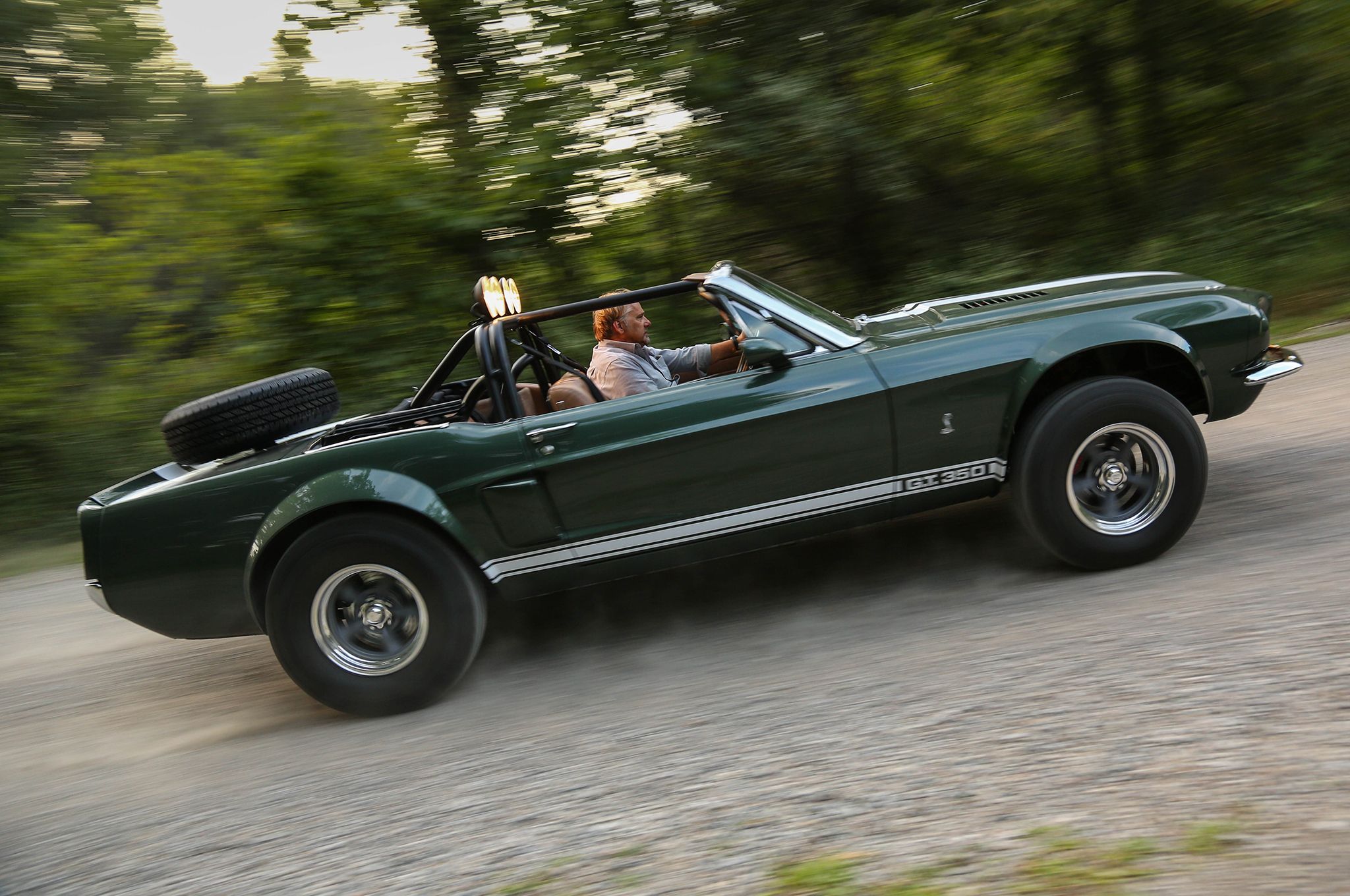 The Thomas Crown Affair Mustang goes off-roading