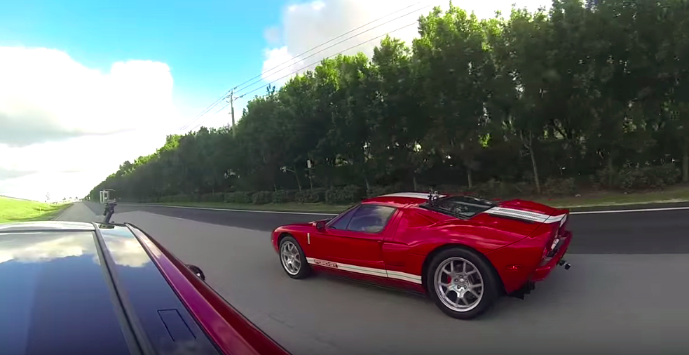 Tesla Model S P90D challenges modded Ford GT, loses hard