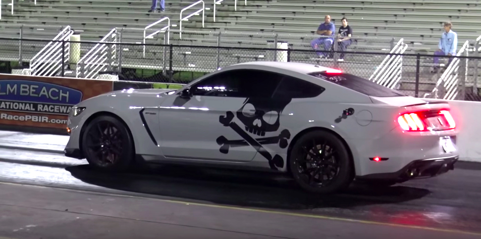 Shelby GT350 hits the strip with a healthy dose of nitrous