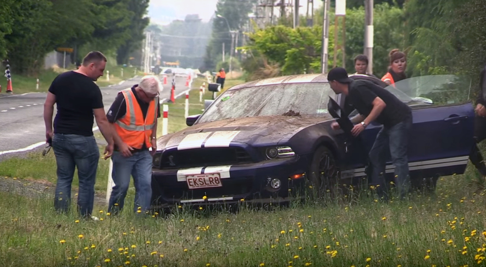 Shelby Cobra GT500 Crash