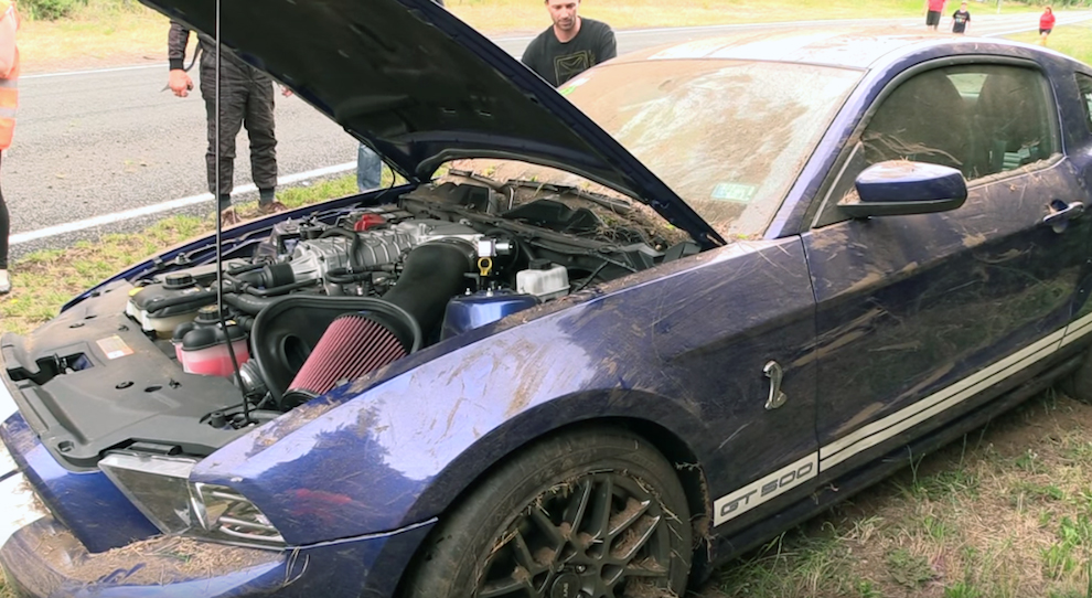 Shelby Cobra GT500 Crash