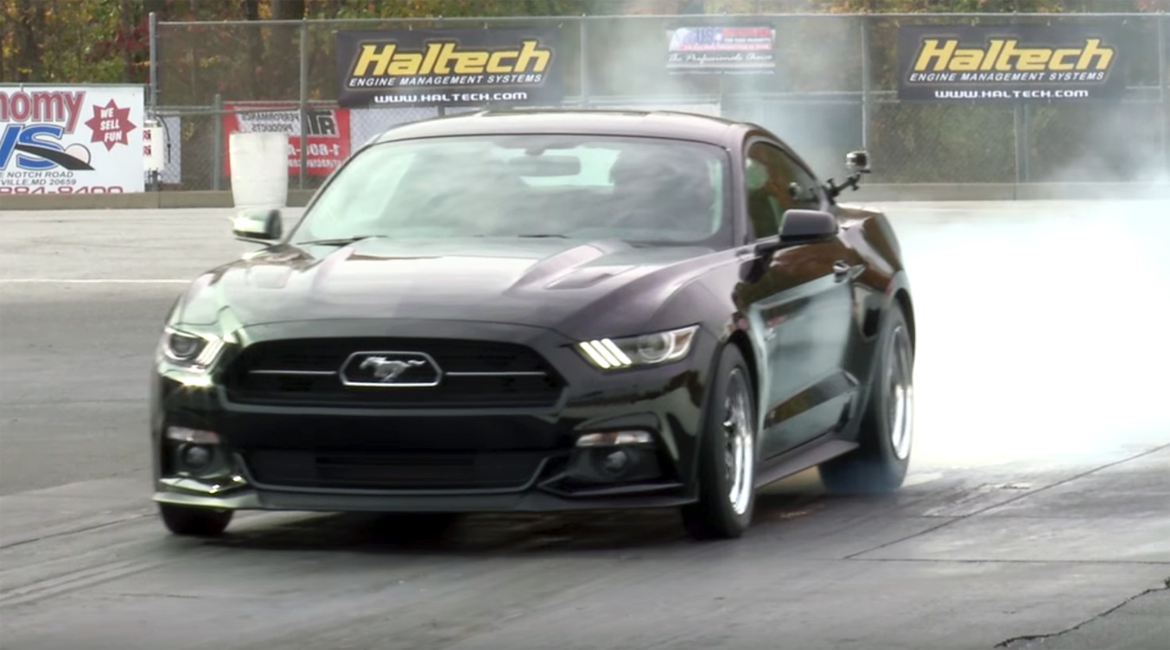 Watch this Bama-tuned Mustang set a world record