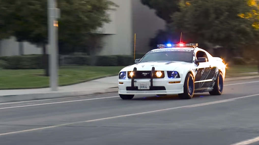 DRAGG-built Mustang is the coolest cop car you’ll ever see