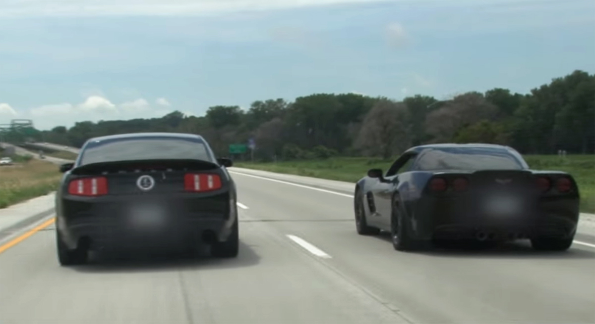 Shelby and Cobras go on a cruise against Corvettes