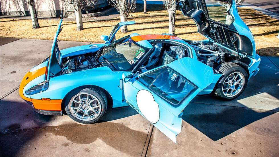 Mint Ford GT Heritage Edition goes up for a very expensive auction