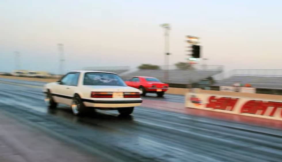 Big-block Fox Mustang Rocks The Strip On Street Tires