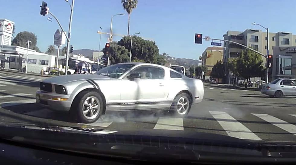 This Mustang Crash is Thoroughly Bizarre