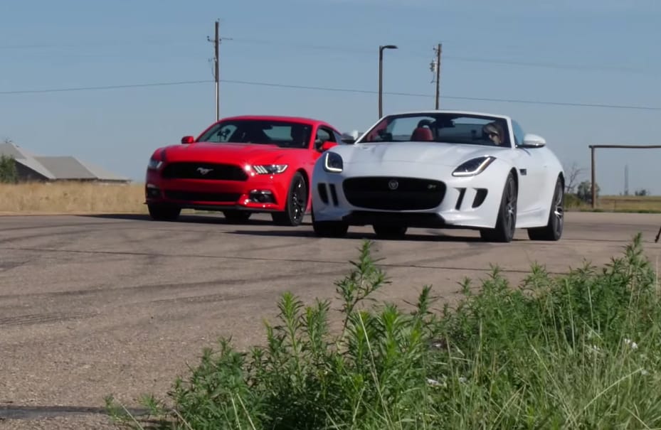 Can a Ford Mustang Outrun a Jaguar F-Type?