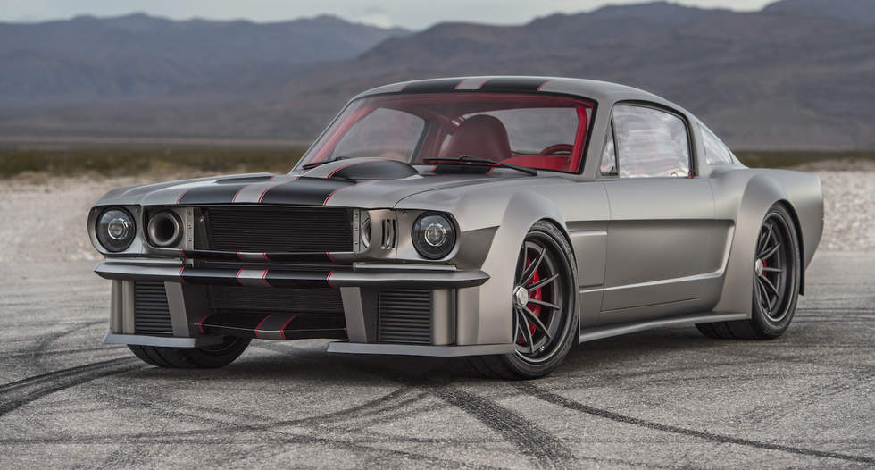 1,000 Horsepower 65′ Mustang “VICIOUS” wows at Sema