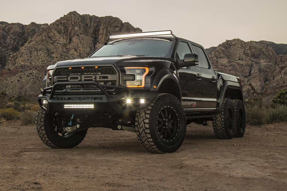 Hennessey's VelociRaptor 6X6 is Pure Aggression on Wheels – All Six of